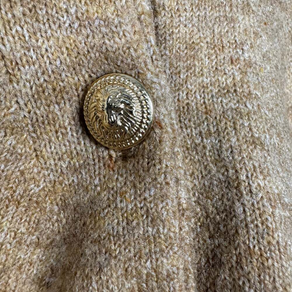Lulus Brown Camel Sweater - Balloon Sleeve Sweater Size Small - Picture 3 of 7